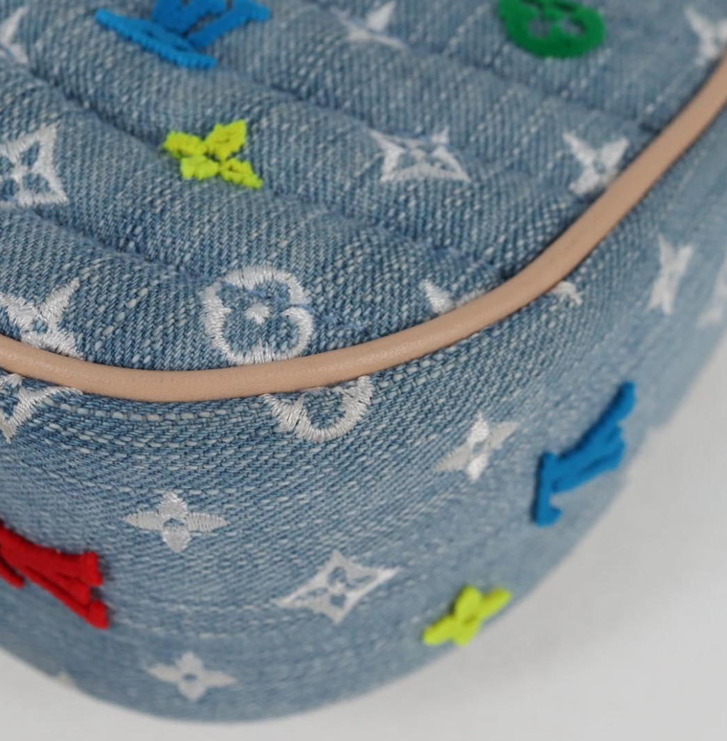 Louis Vuitton Monogram Light Denim New Wave Bag