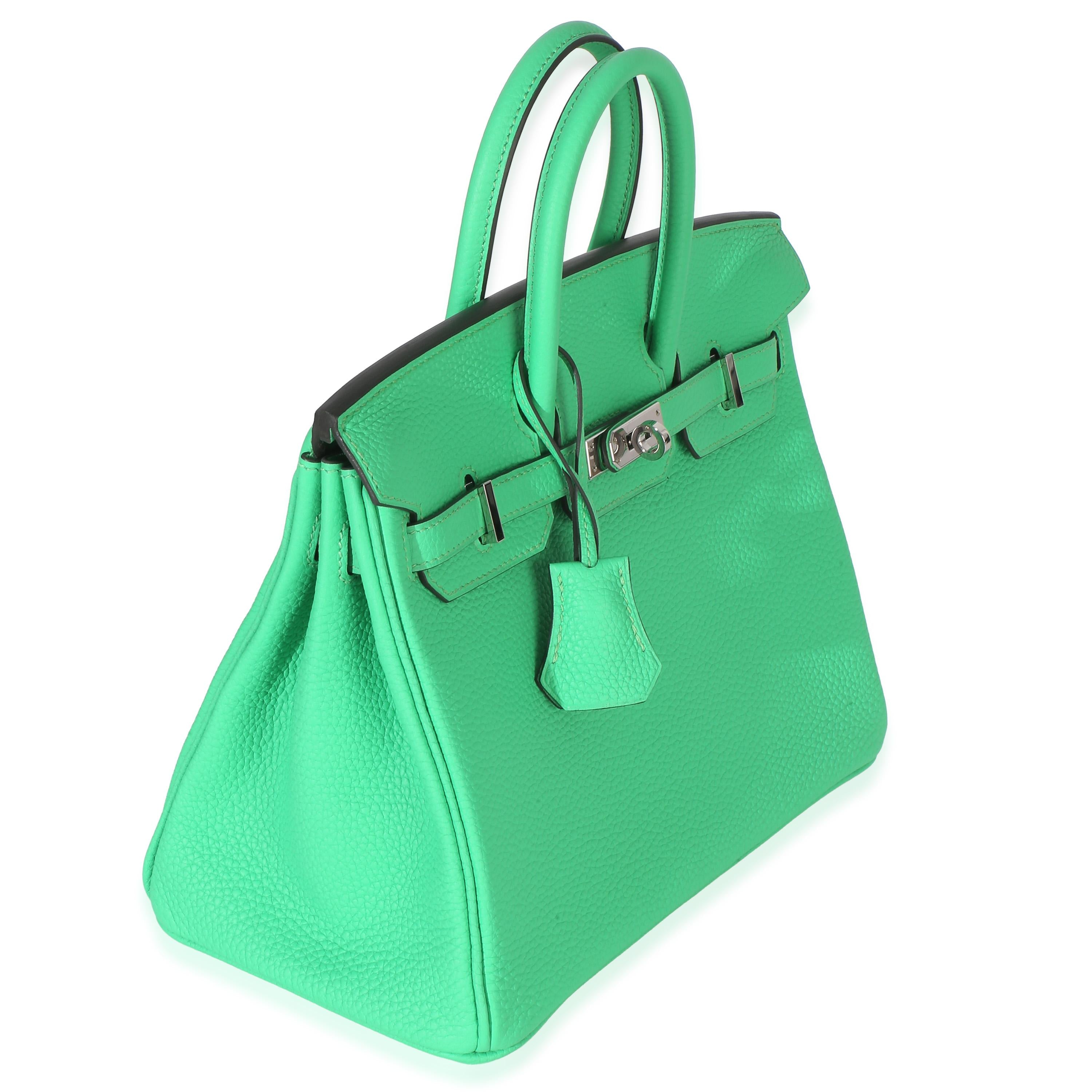 Hermès Togo Birkin Vert Comics 25 PHW