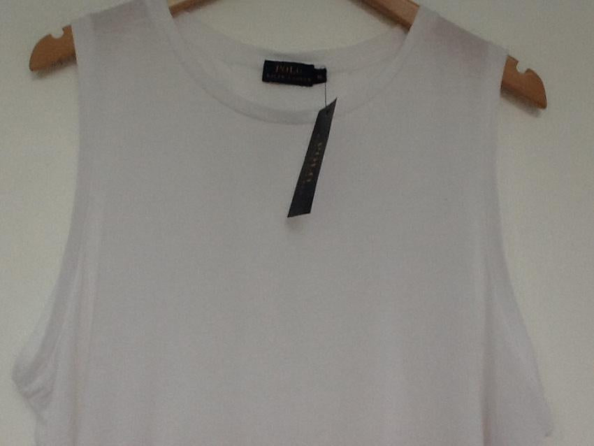 Polo Ralph Lauren White Sleeveless Top