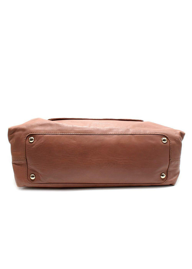 Nina Ricci Leather Shoulder + Top-Handle Bag