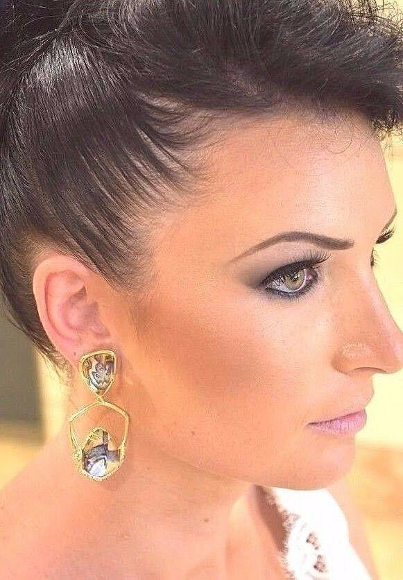 Alexis Bitter Miss Havisham Kinetic Gold Moonstone Earrings