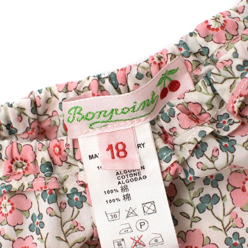 Bonpoint Girls Floral-print Cotton Dress