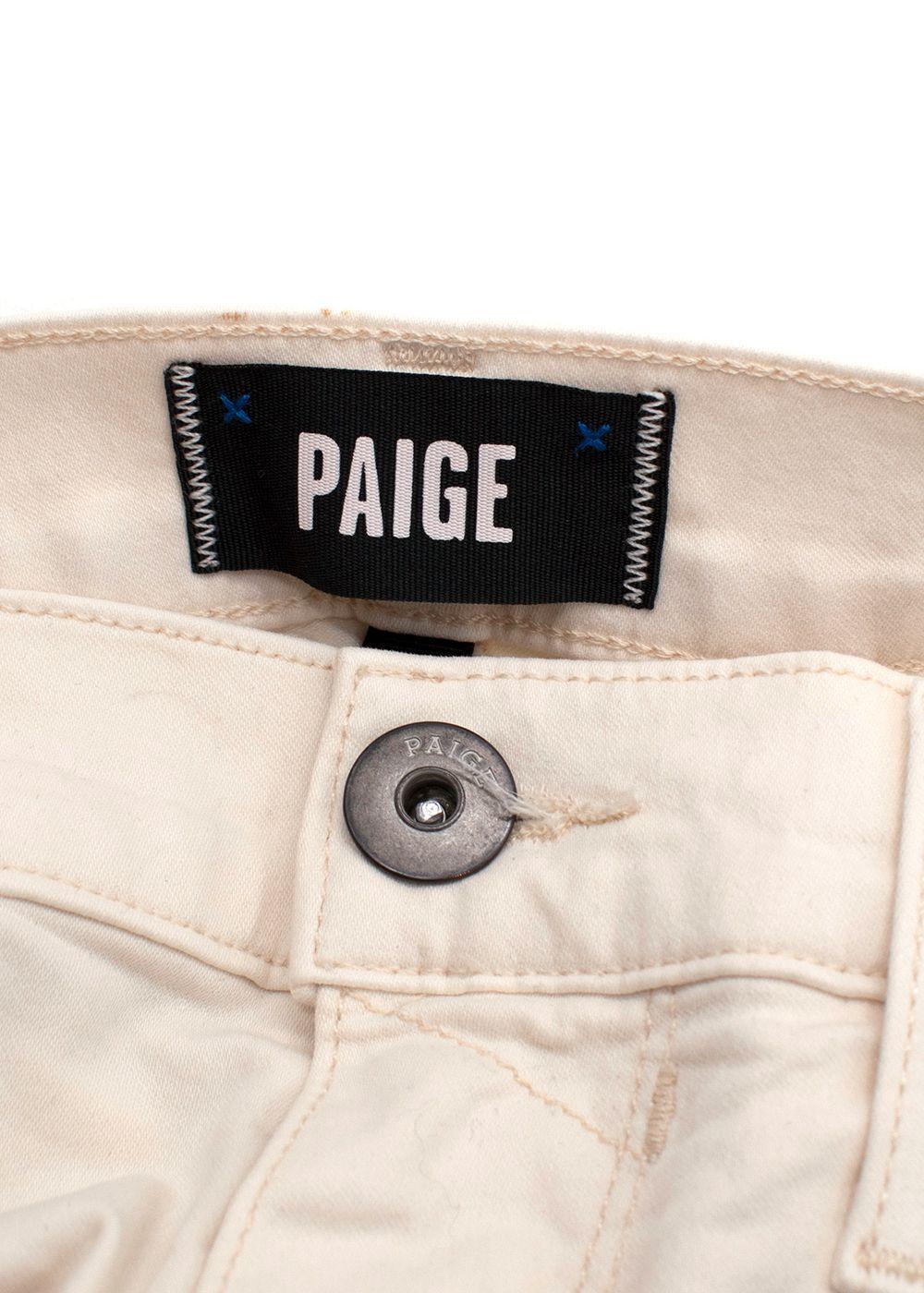 Paige Cream Federal Fresh Linen Jeans