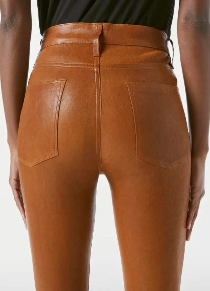 Frame Le High Skinny Leather Jeans