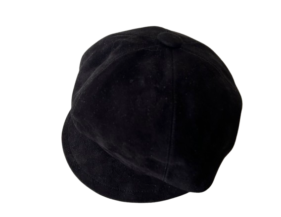 Dior Black Goatskin Suede Cap