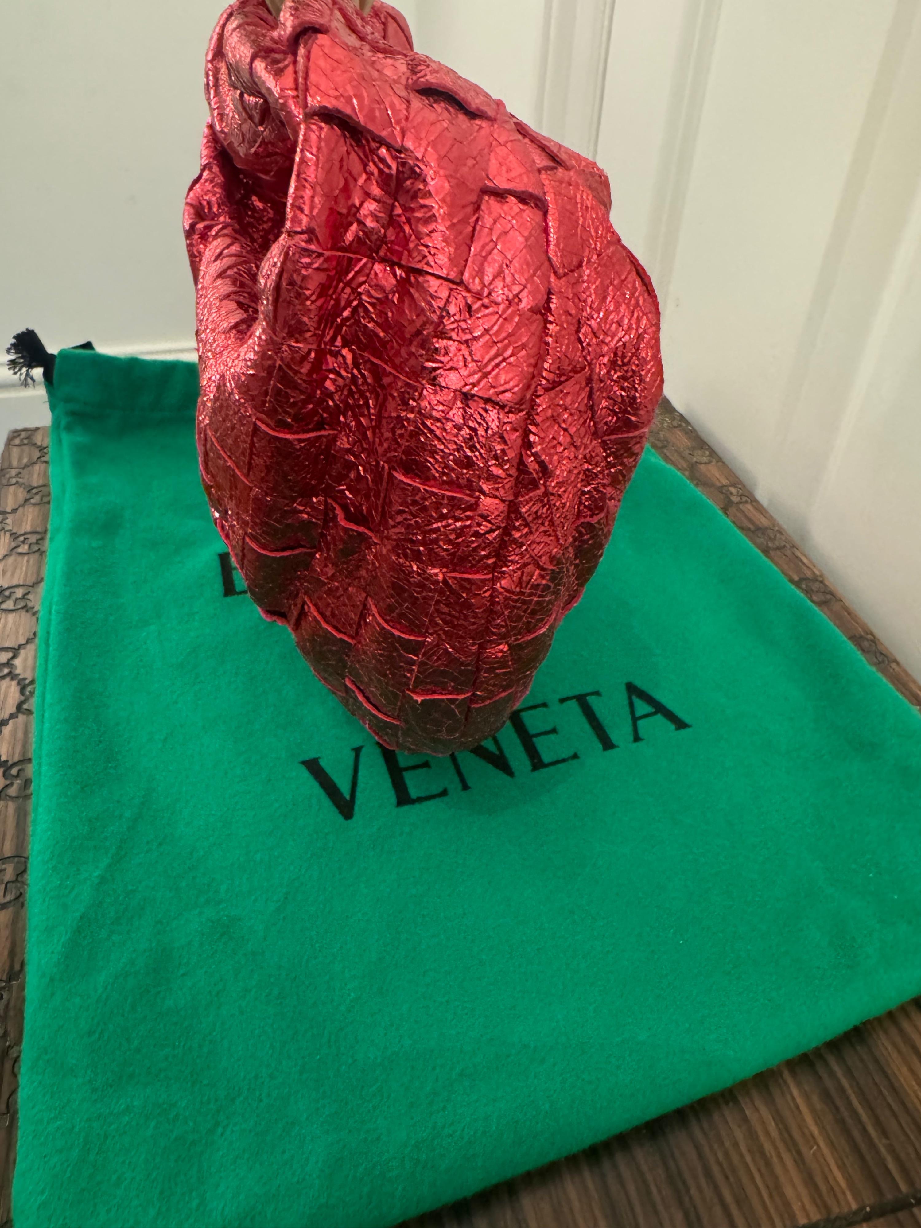 Bottega Veneta Metallic Mini Jodie Bag