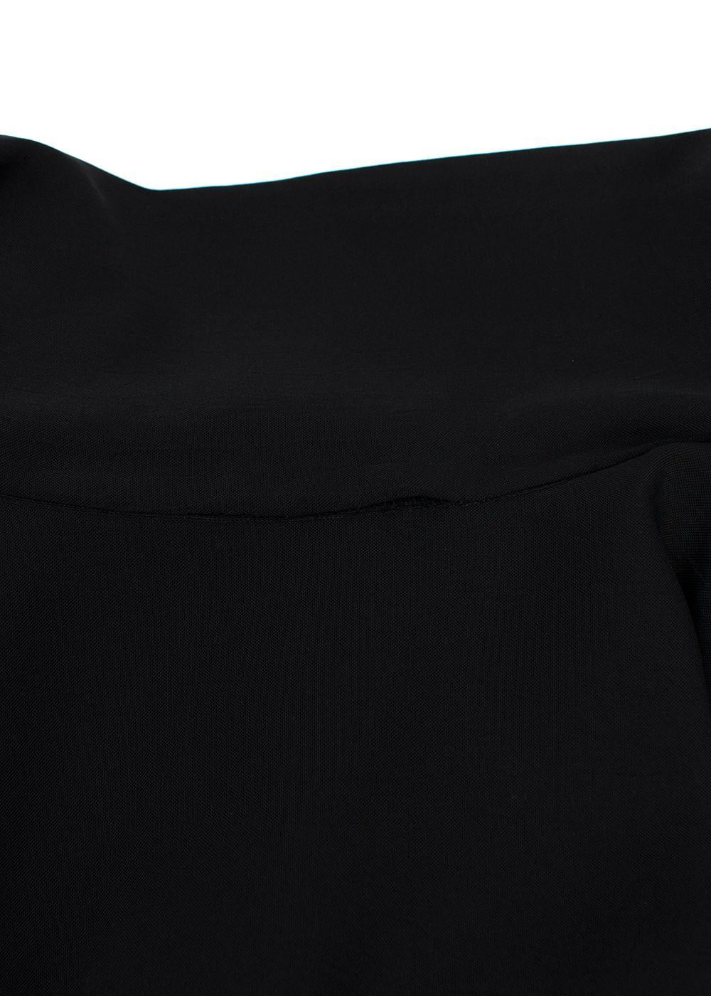 Marni Black Cut-out High Waist Skirt