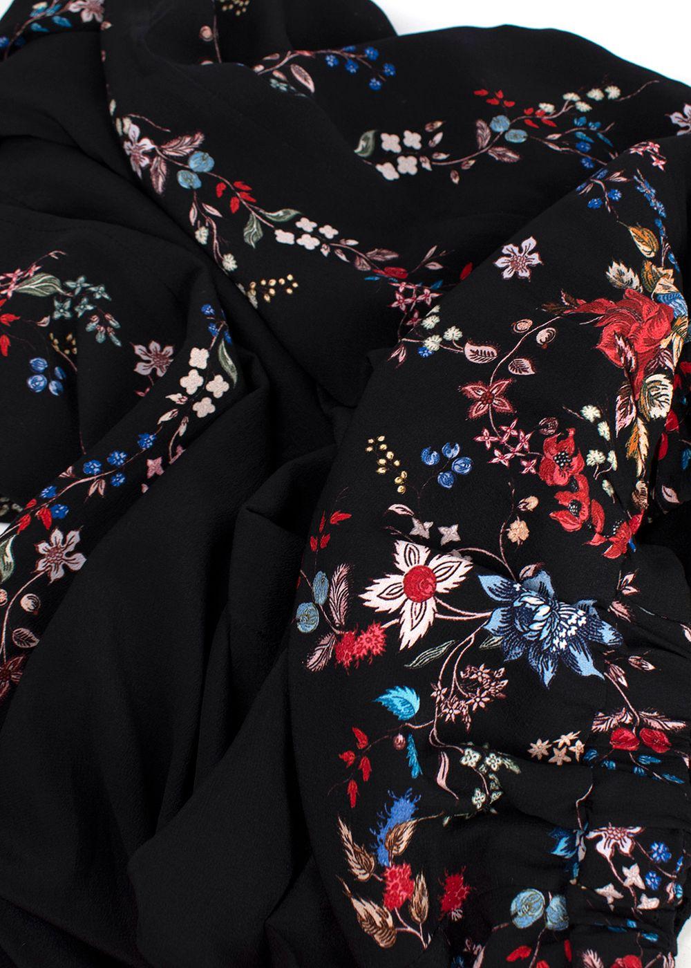 Erdem high-waisted floral-print Silk Pants