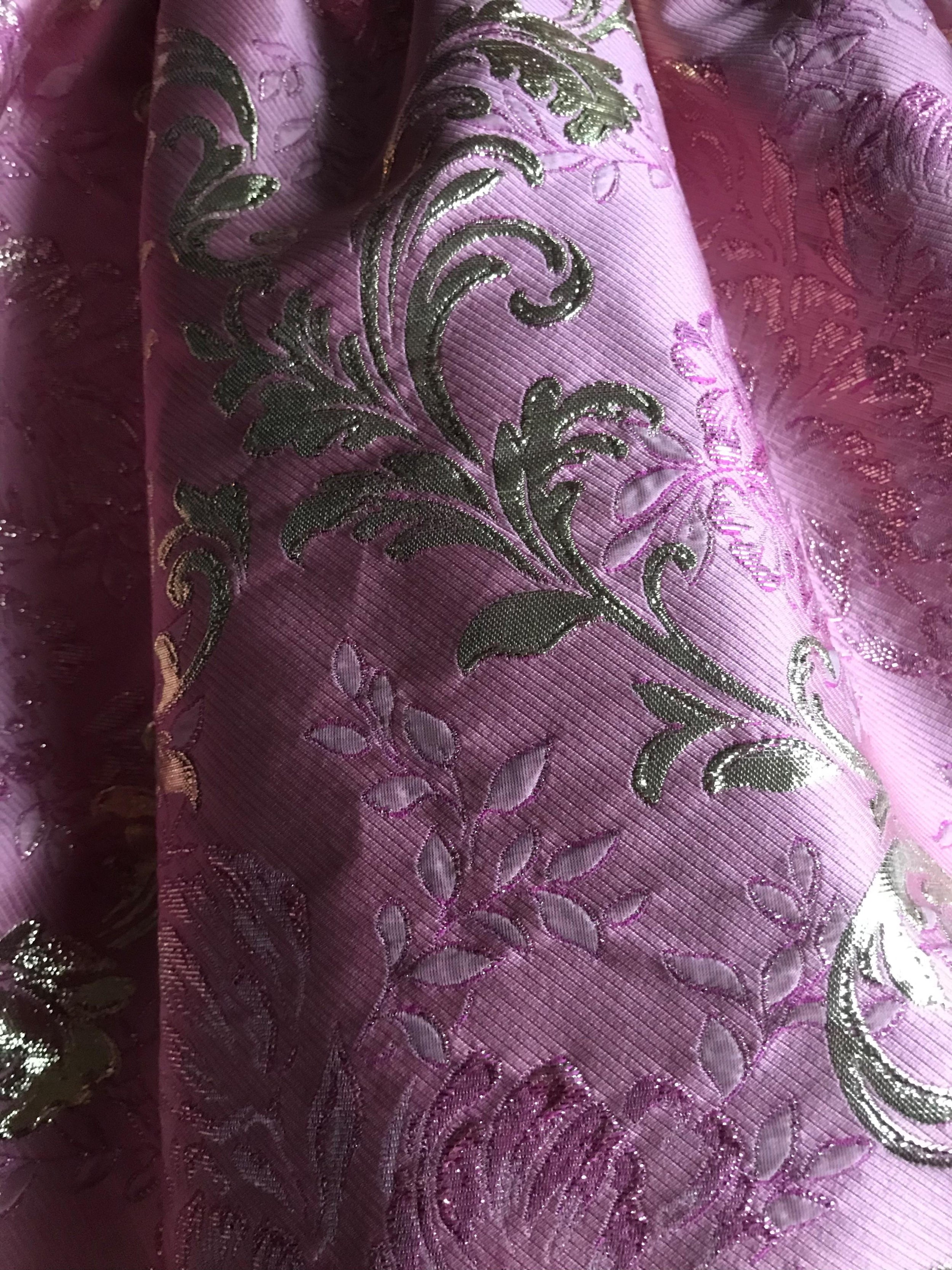 Dolce & Gabbana Kids 11/12Y Pink Brocade Dress