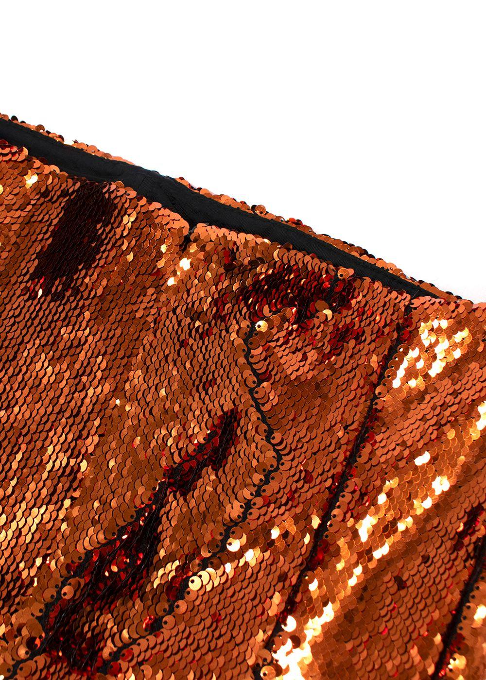 Alexandre Vauthier sequin strapless gown