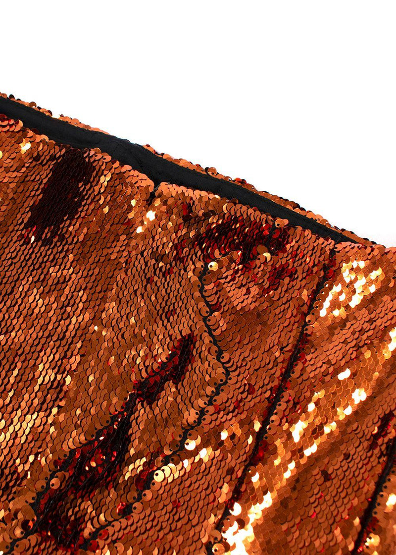 Alexandre Vauthier sequin strapless gown