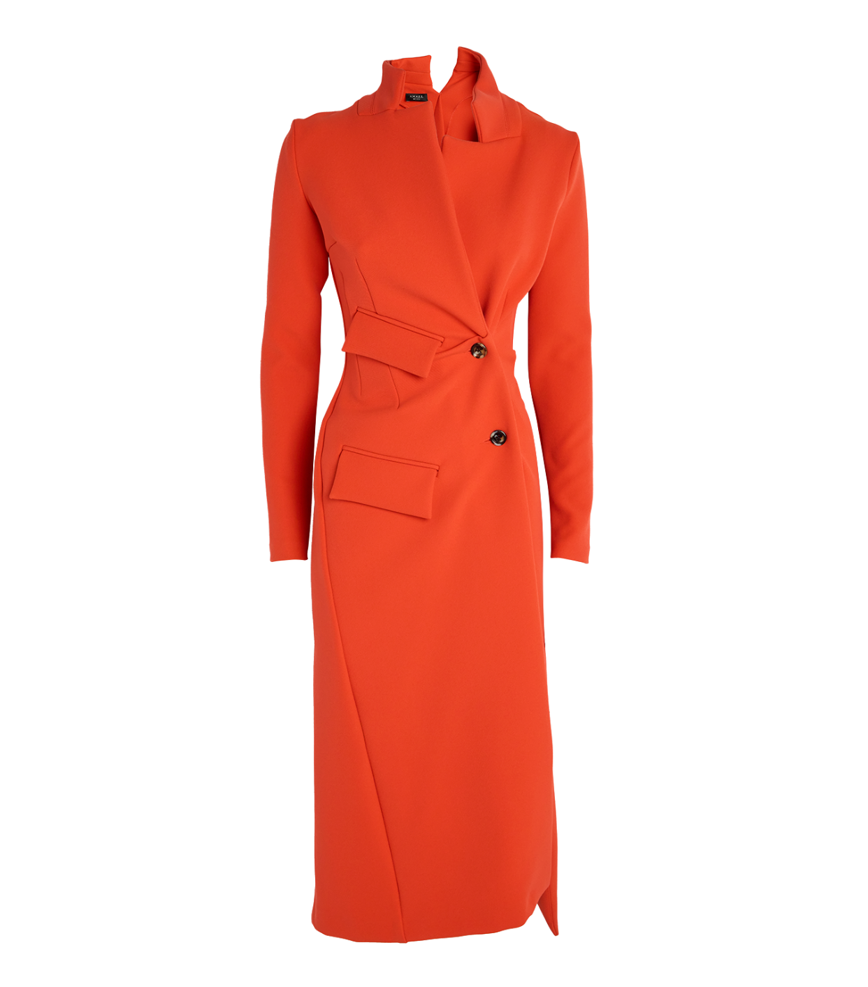 A.W.A.K.E. Mode Asymmetric Stretch-Twill Coat