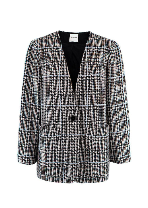 St.John Prince of Wales Knit Jacket