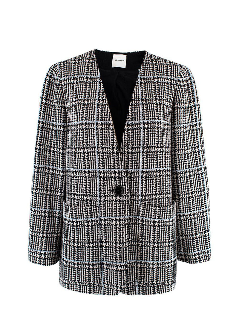 St.John Prince of Wales Knit Jacket