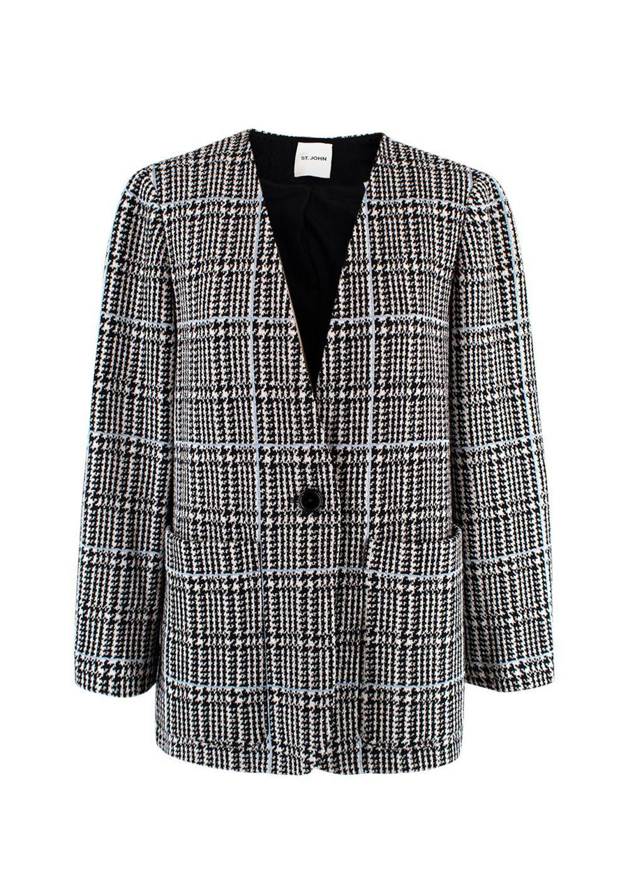 St.John Prince of Wales Knit Jacket