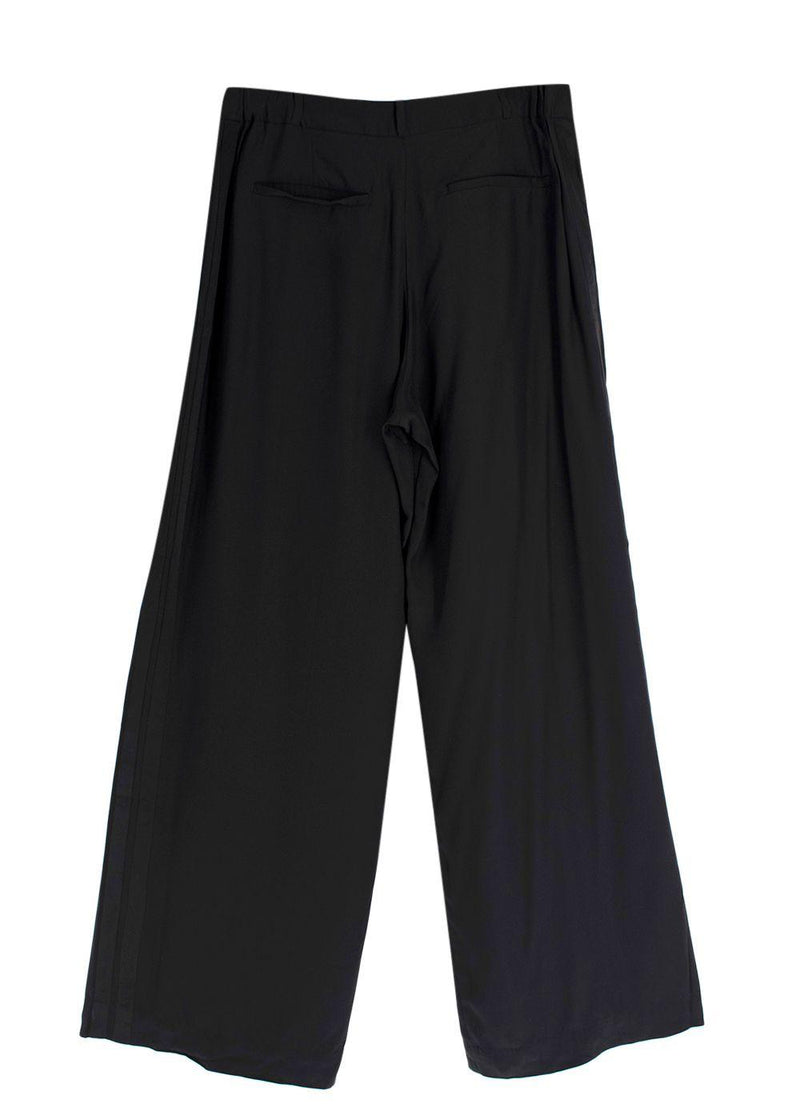 Serena Bute Black 100% Silk Trouser