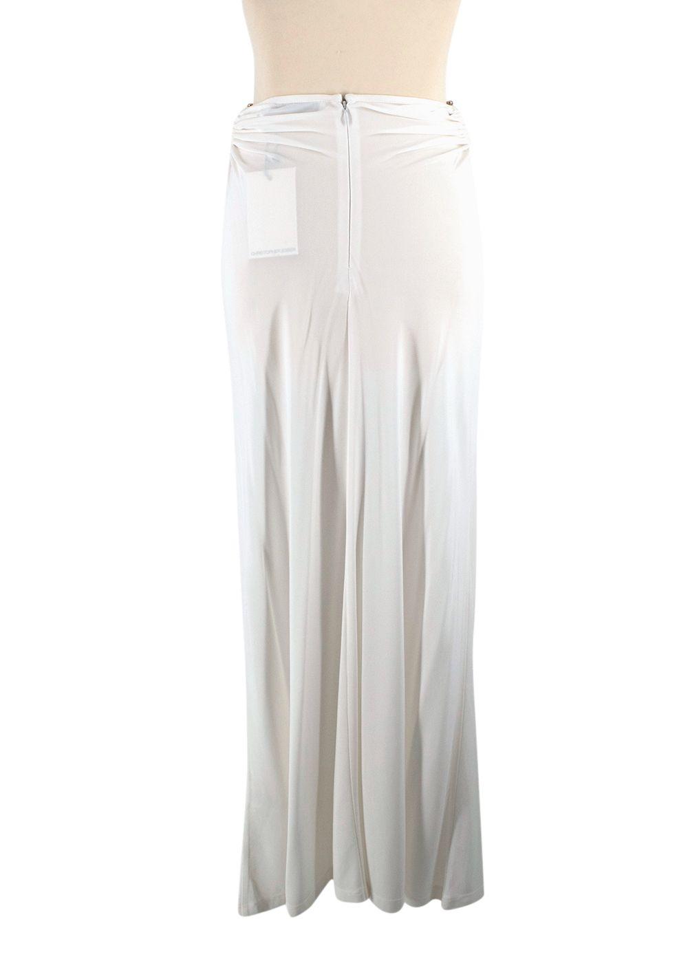 Christopher Esber White Orbit Skirt