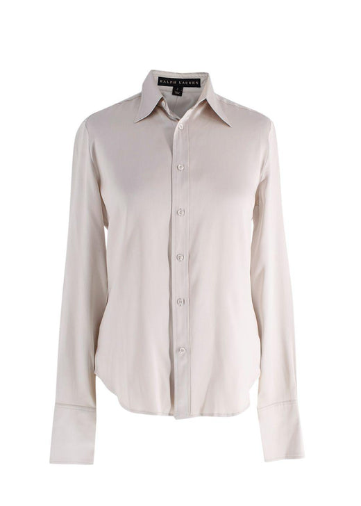 Ralph Lauren Collection  Grey Silk Blend Shirt