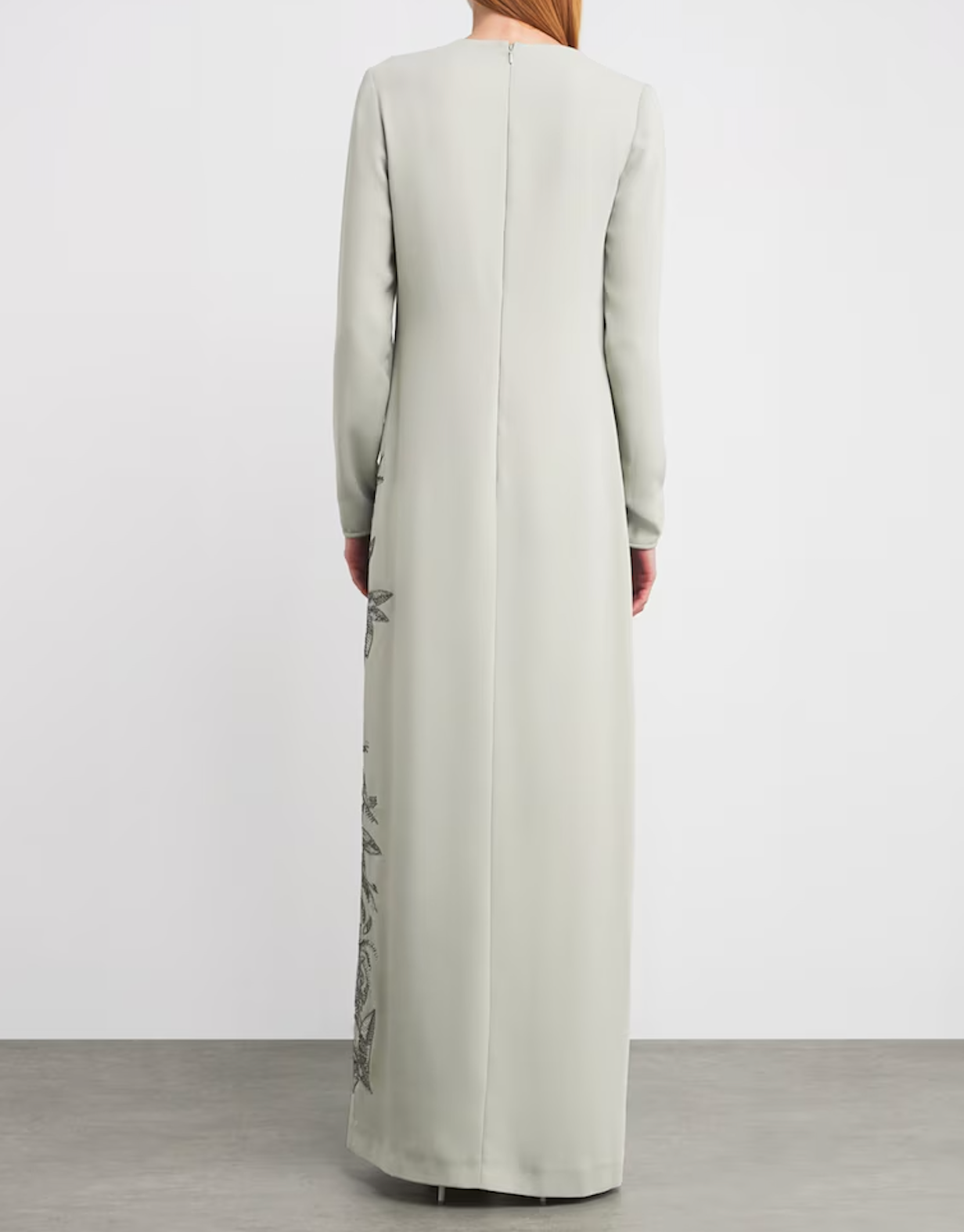 Costarellos Crepe Vita Column Maxi Dress