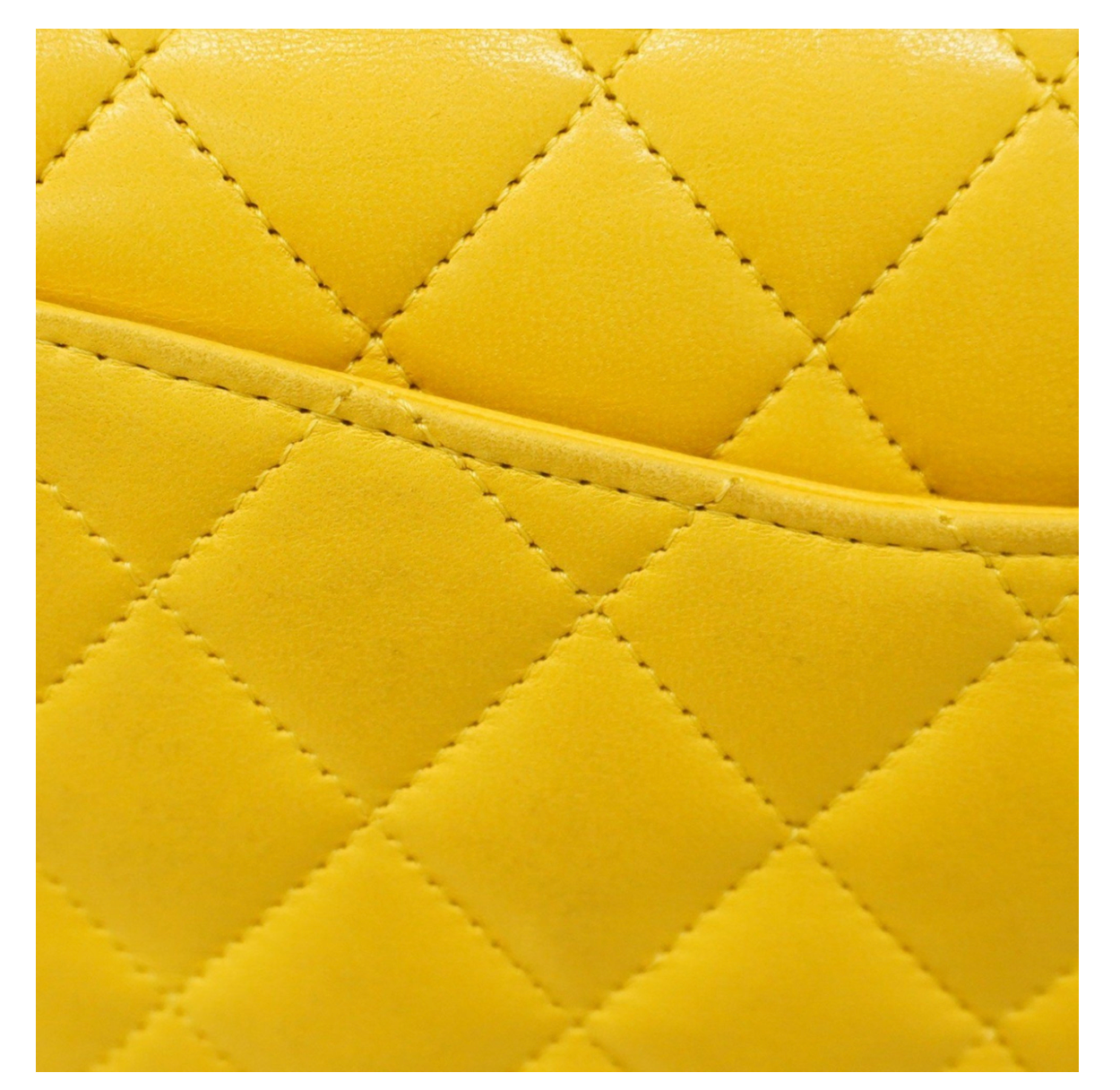 Chanel Quilted Yellow Timeless Bag