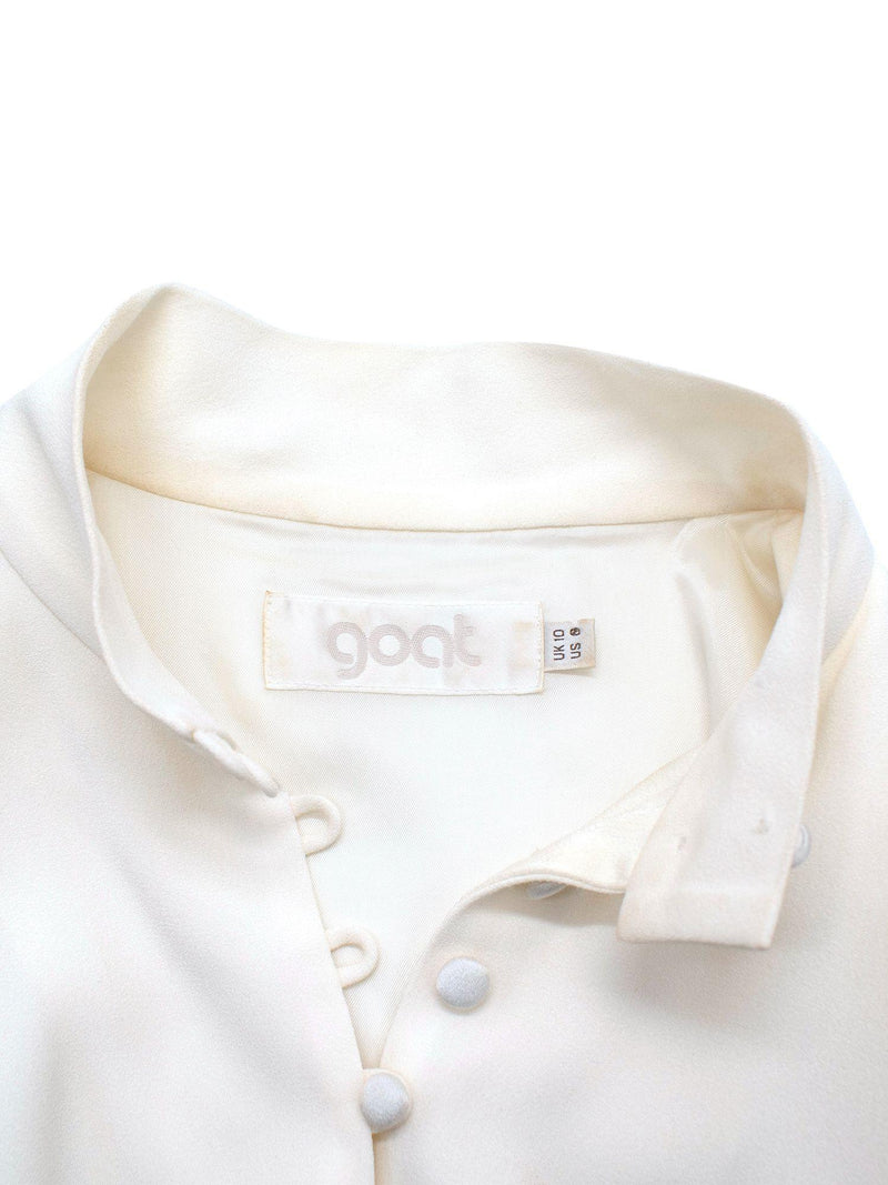 GOAT White Crepe Jumpsuit