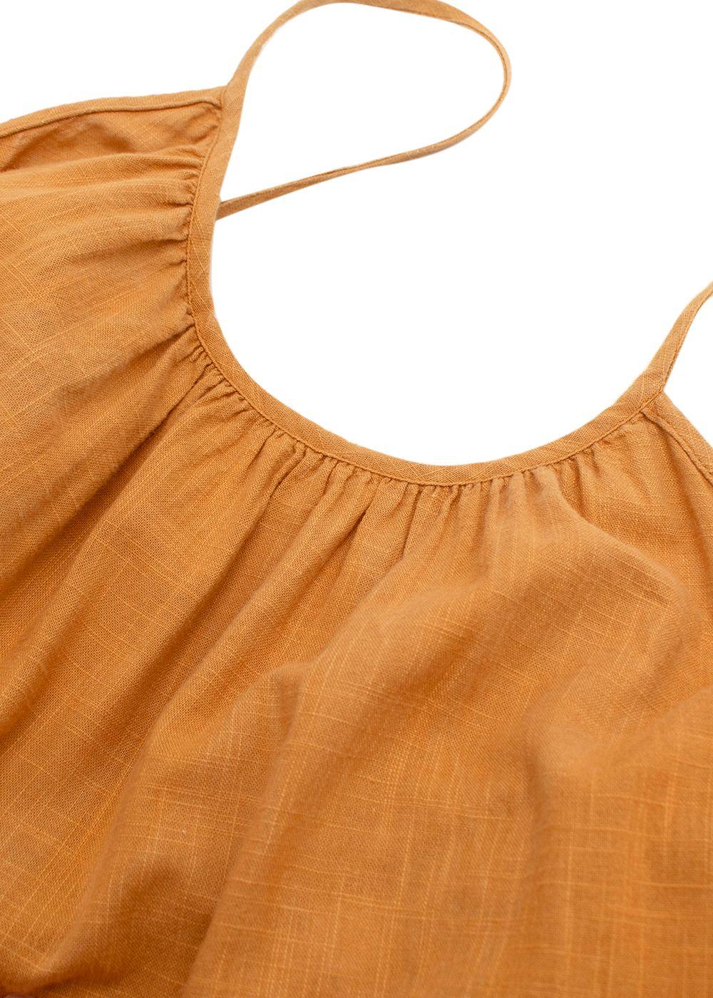 A Perfect Nomad Turmeric Loose Organic Cotton Dress
