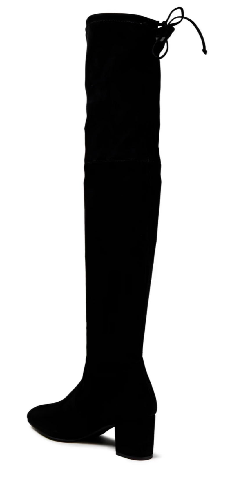 Black Suede OTK Boots