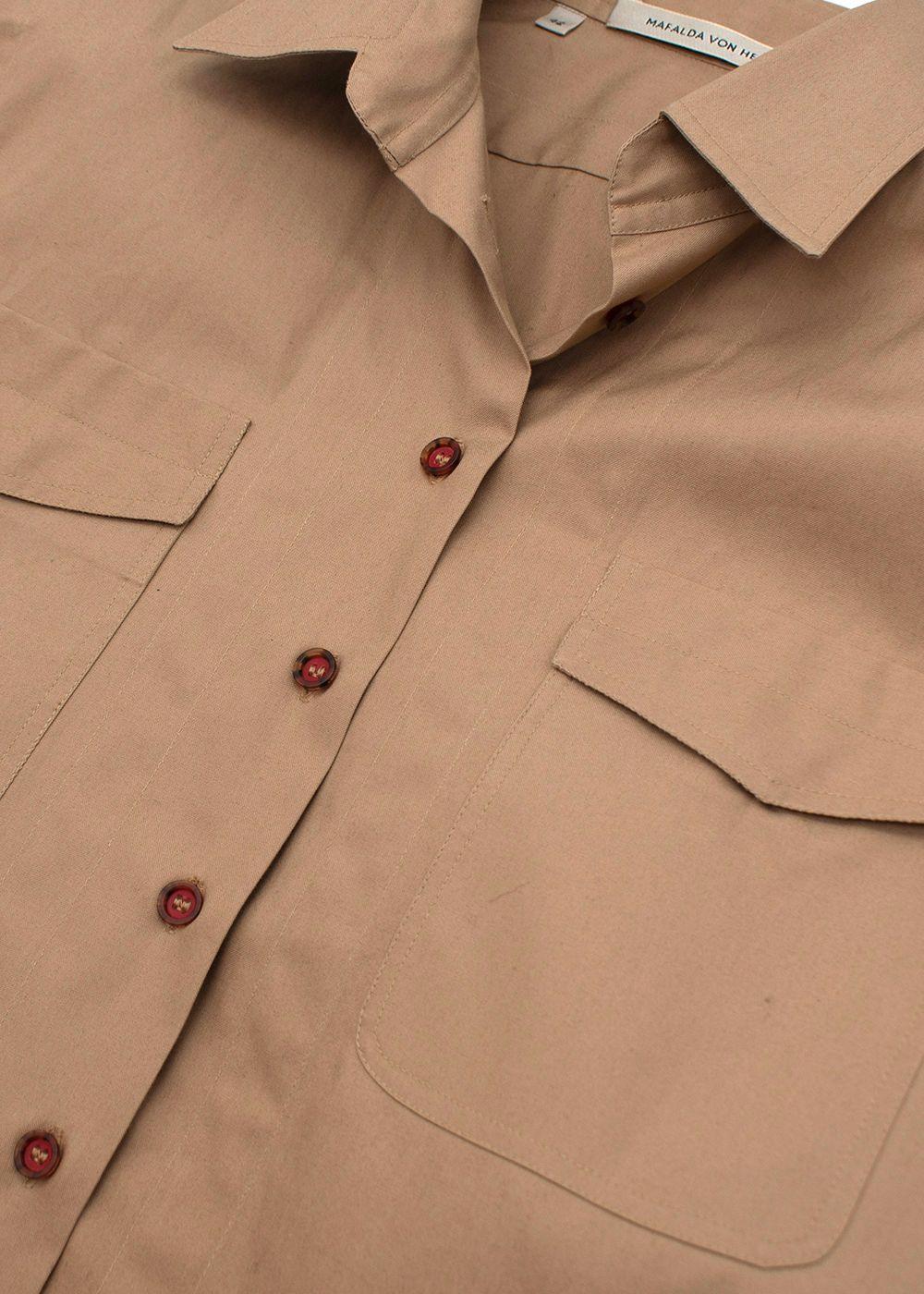 Tan Buttoned Shirt