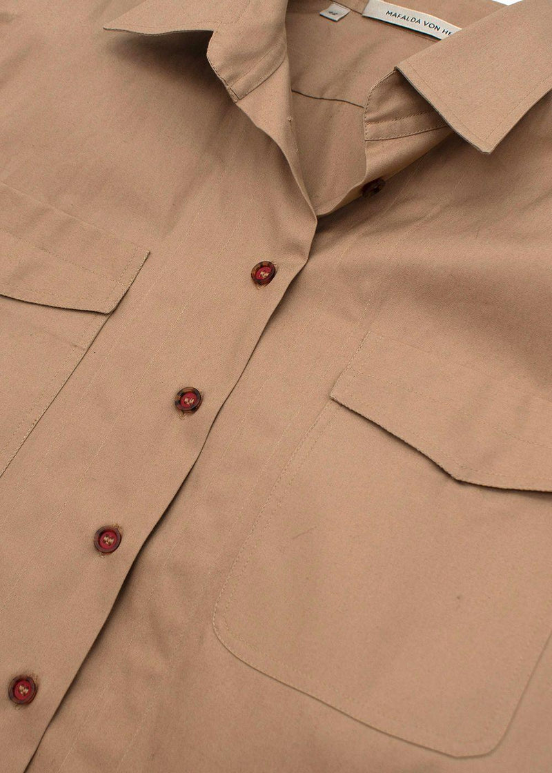 Tan Buttoned Shirt