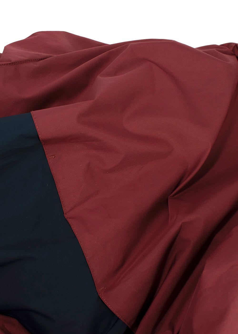 Marni Burgundy Zip Up Windbreaker Jacket