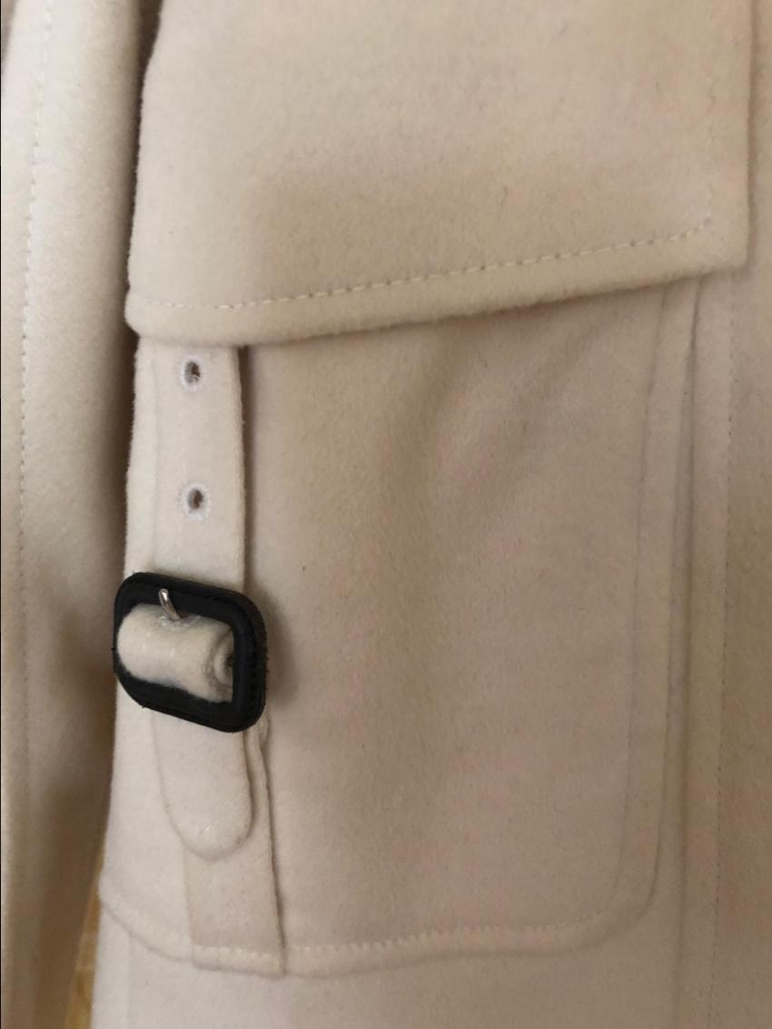 Aquascutum Wool Wrap Coat with Oversize Collar