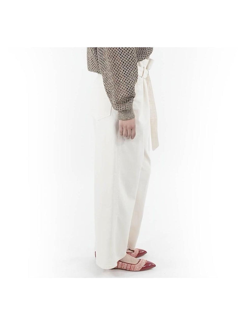 Brunello Cucinelli Paperbag Wasit Denim Jeans