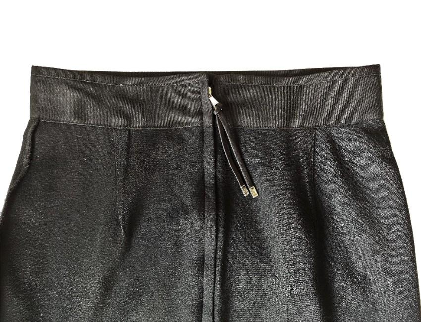 Dolce & Gabbana Stretch Crepe Black Skirt