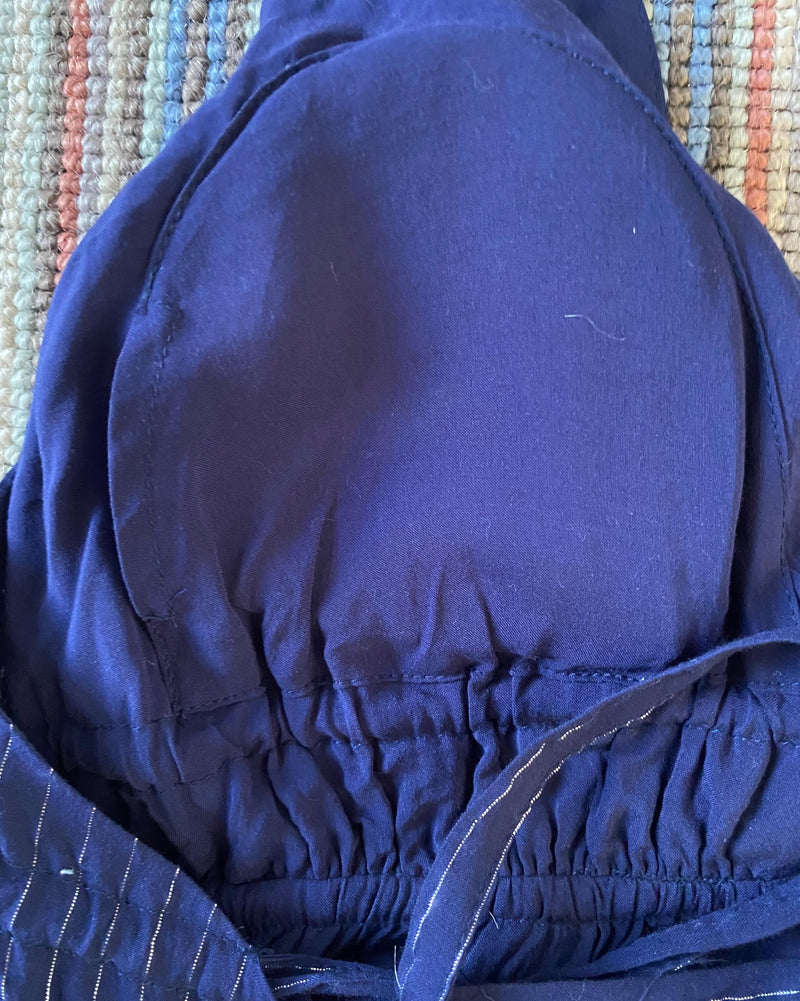 Heidi Klein Blue Midnight Thread Midi Dress