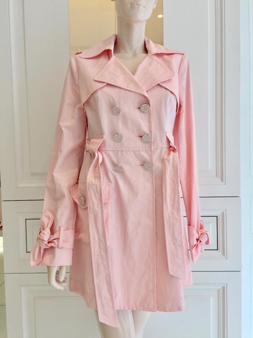 Blumarine Pink Trench Coat