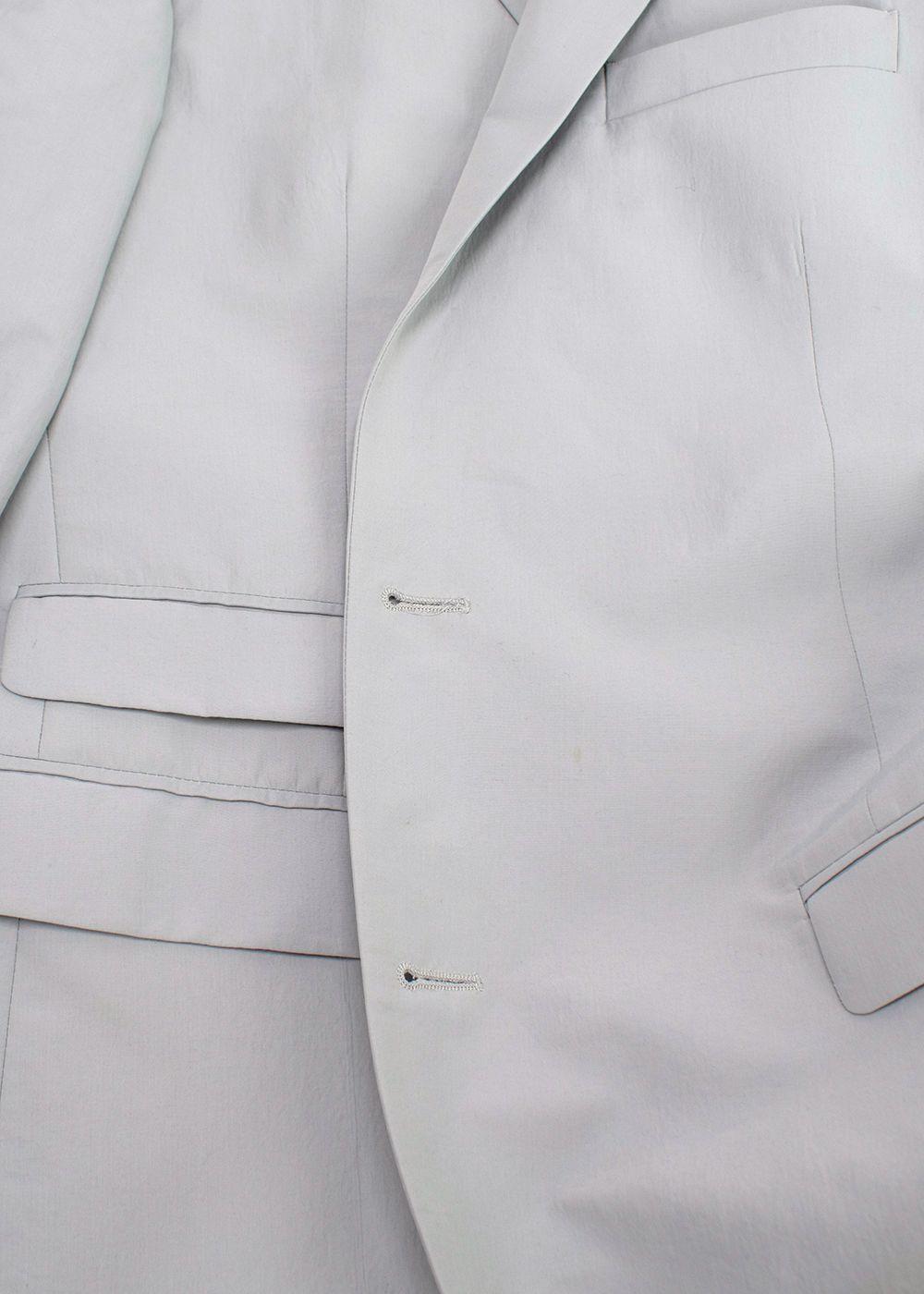 Neil Barrett Grey Single Breasted Blazer