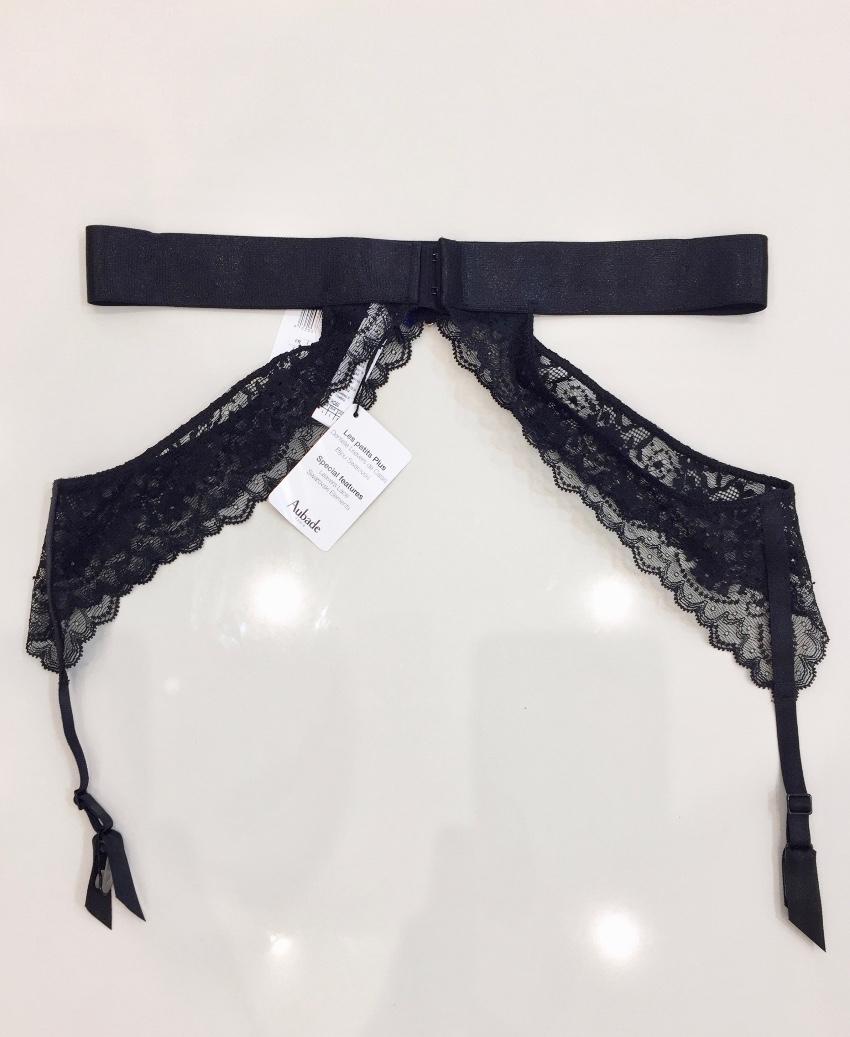 Aubade Paris Leavers Lace Suspender Belt