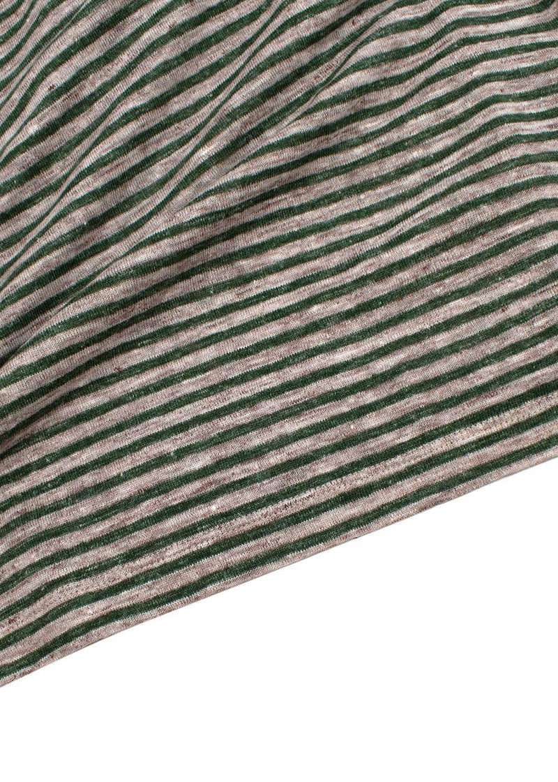 Striped Linen Slub T-Shirt