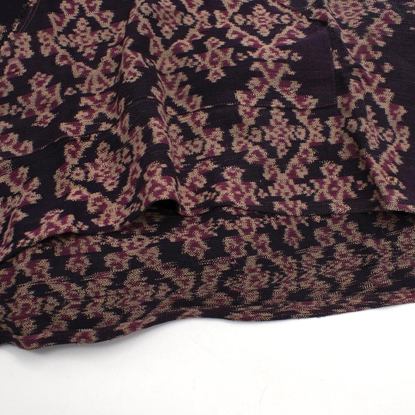 Baja East Cotton Pattern Hooded Top