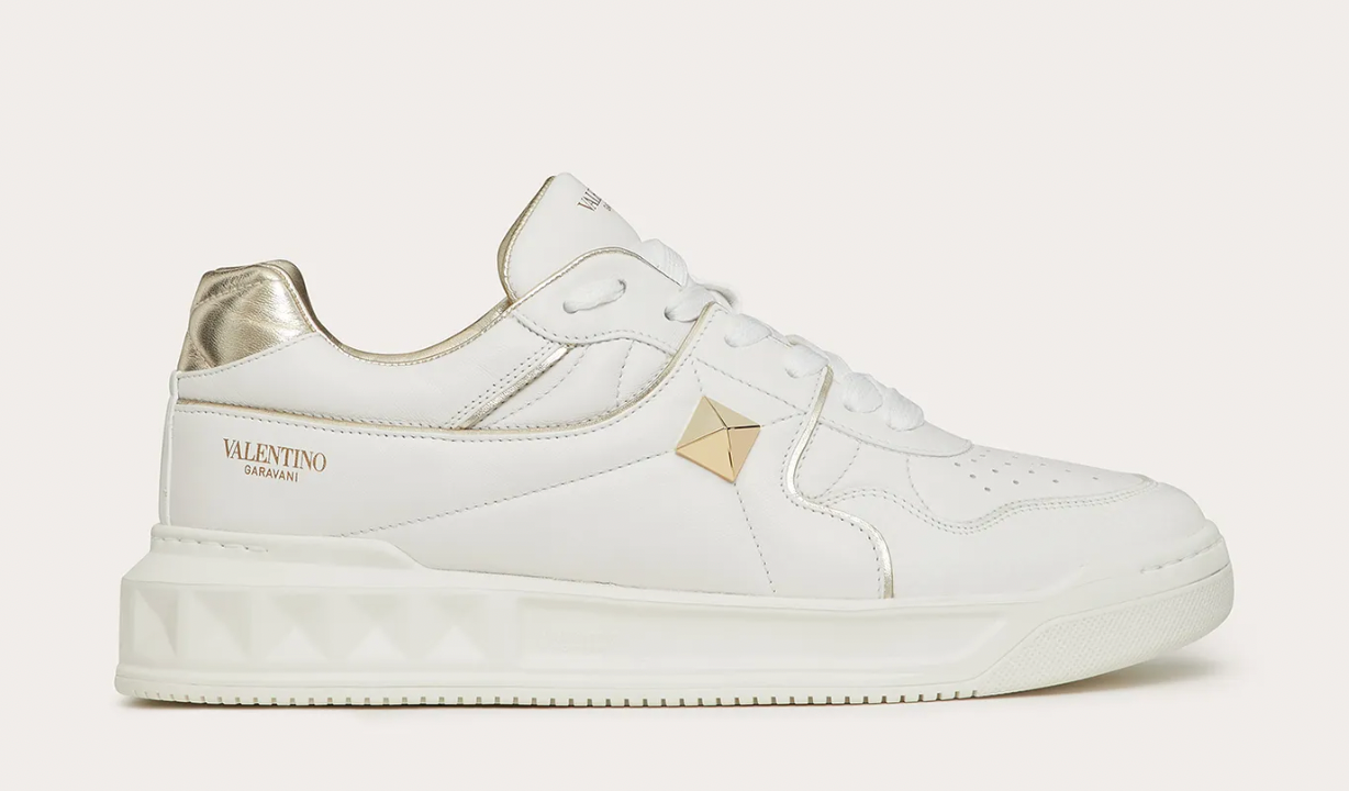Nappa One-Stud Low Top Sneakers