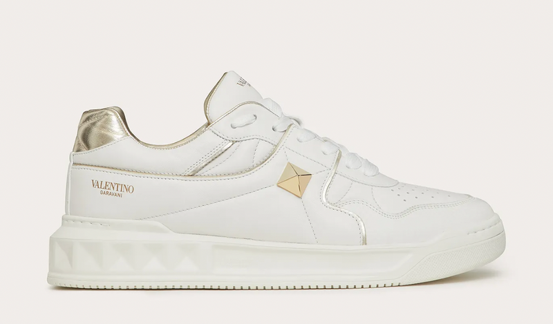 Nappa One-Stud Low Top Sneakers