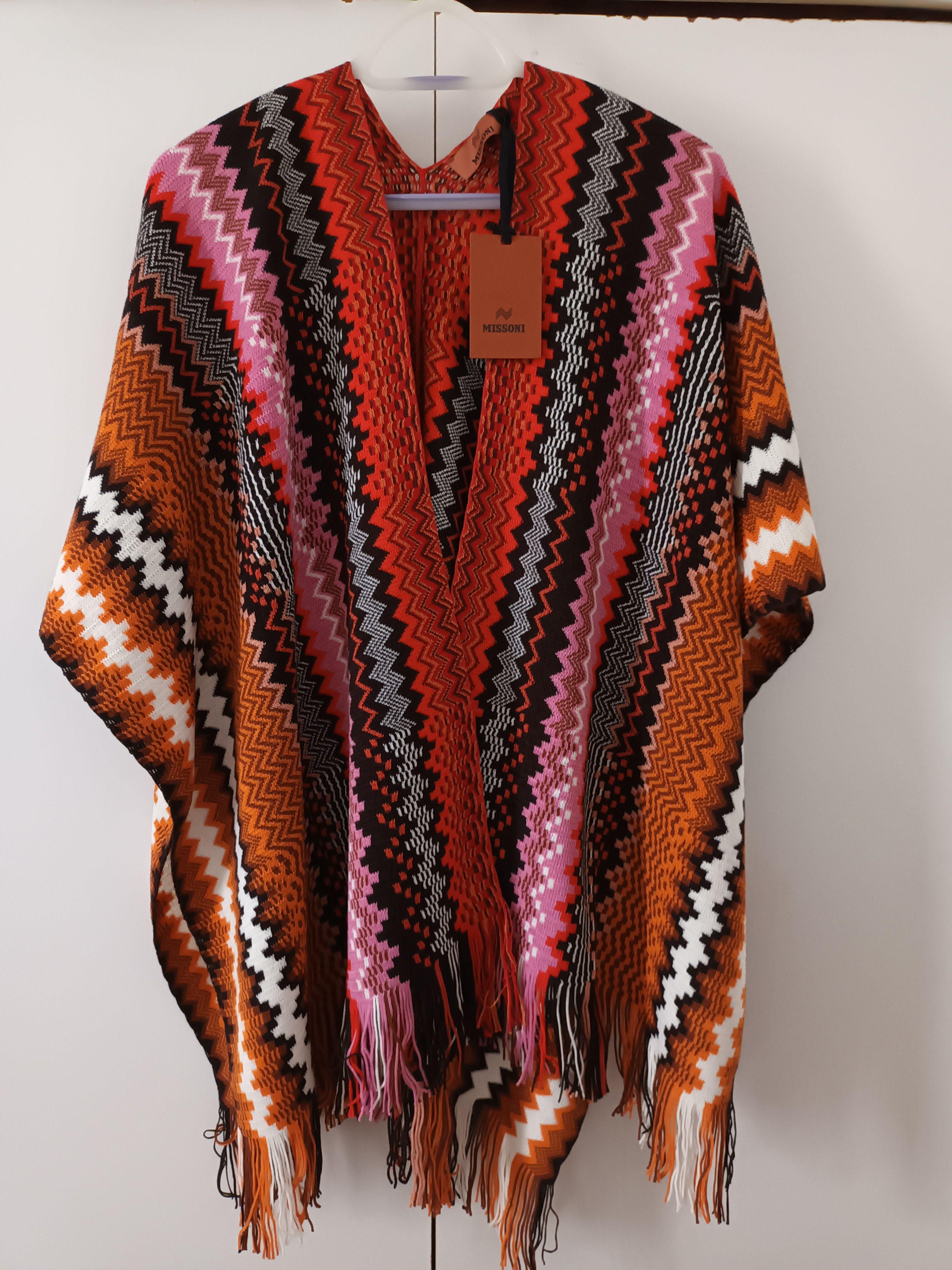 Missoni Multicoloured Wool Blend Poncho