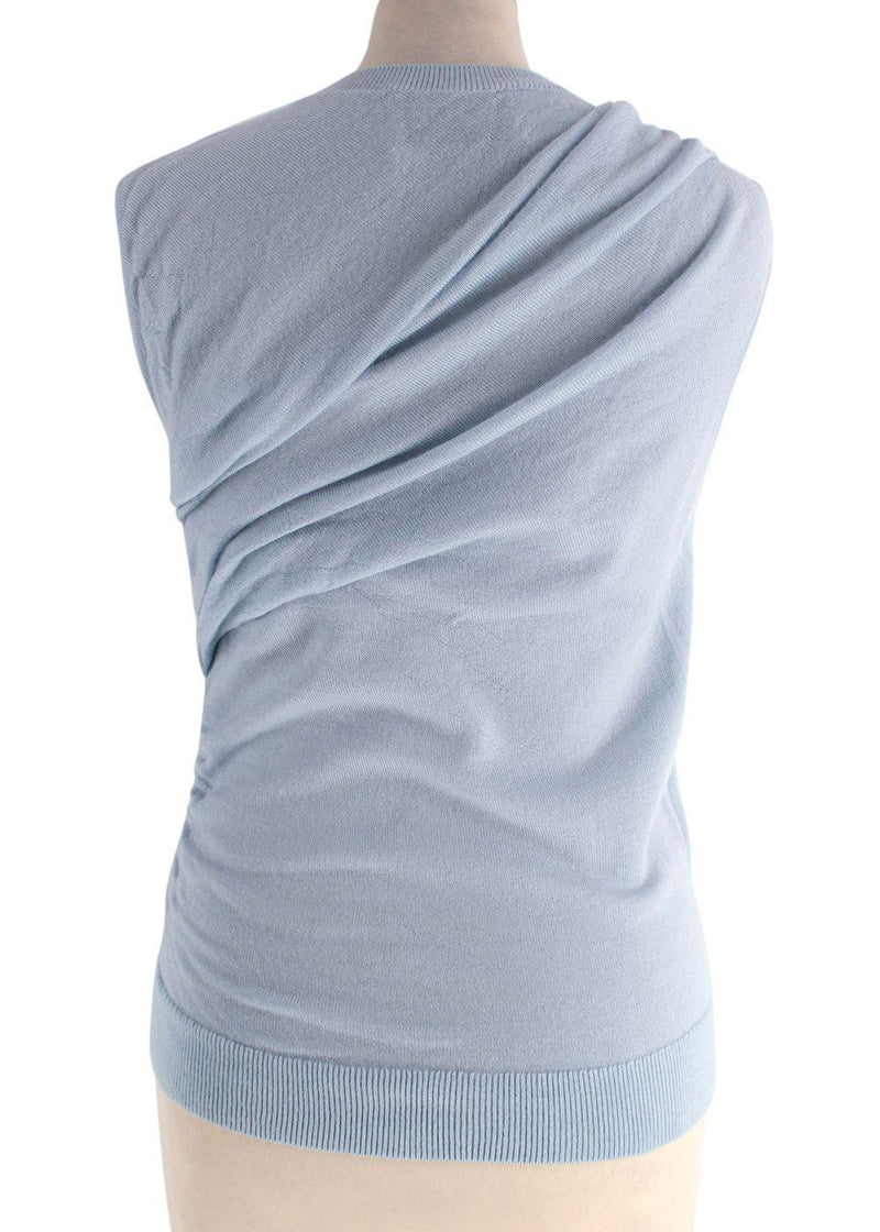 Tove Soft Blue Wool 'Vita' Sleeveless Knit
