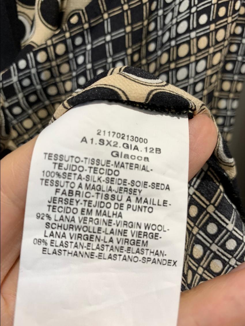 Sportmax Silk Multi-Print Shirt Dress