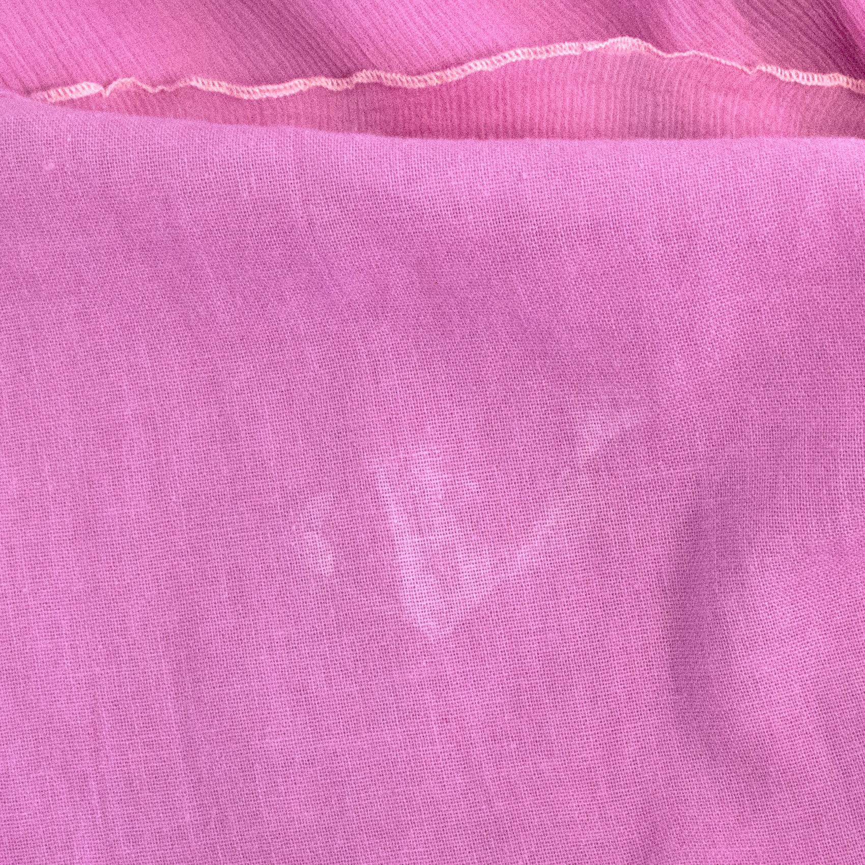 Toi du Monde pink silk dress