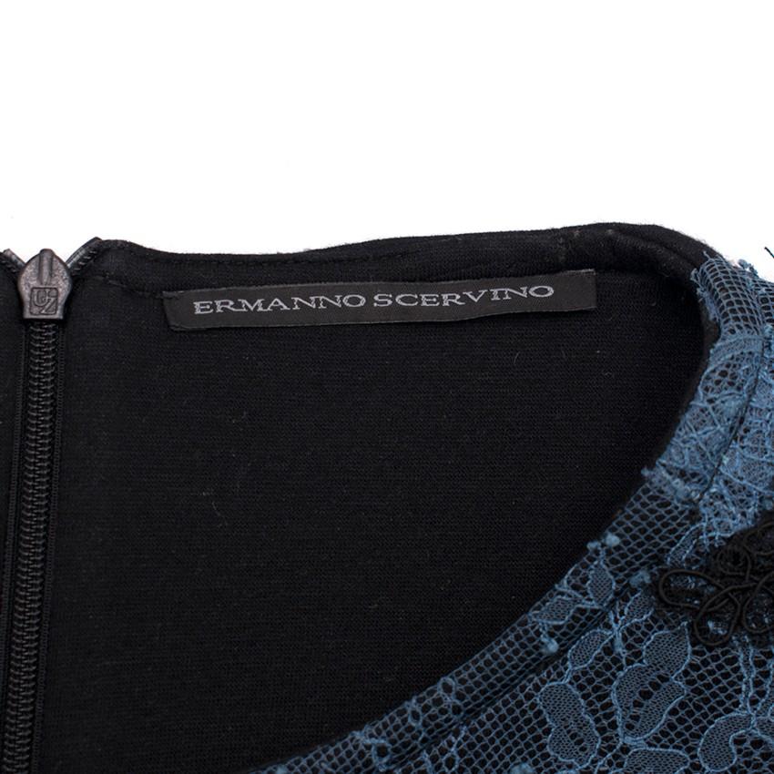 Ermanno Scervino Lace Applique Shift Dress