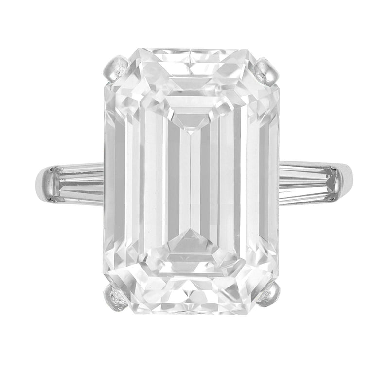 Verde 8ct IGI Certified Lab Grown Emerald Cut Diamond Ring