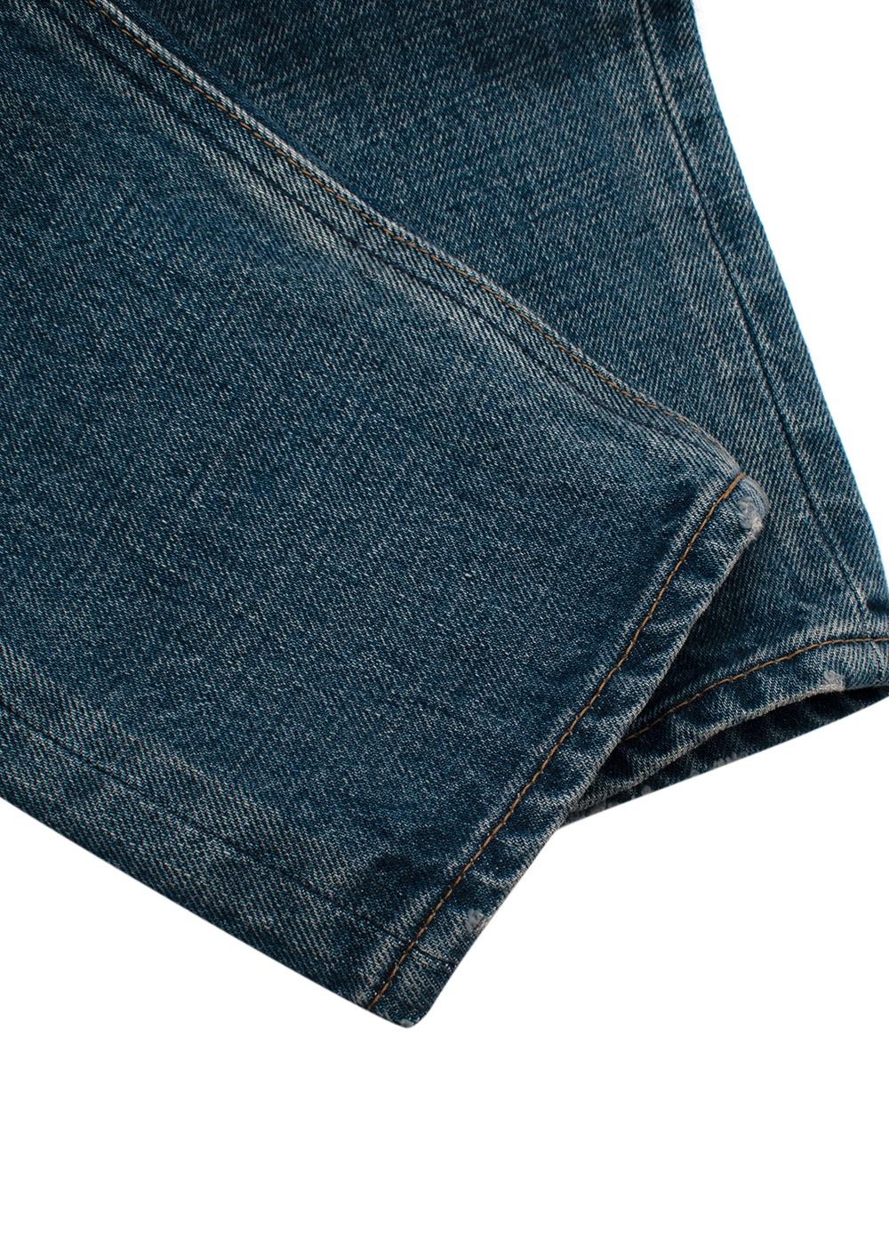Mid-wash SL-003 skinny leg jeans