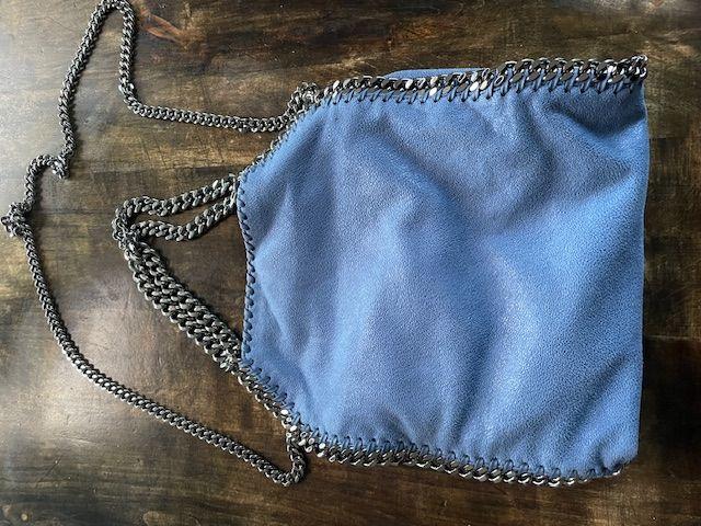 Stella McCartney Blue Tiny Falabella Tote