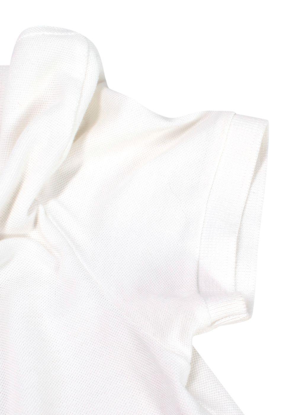 JW Anderson White Cotton Polo Shirt